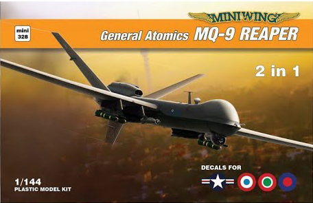 General Atomics MQ-9 Reaper, combat drone at Baghdad. Aviation Art Artist, Aviation Art illustrator, Aviation Art,