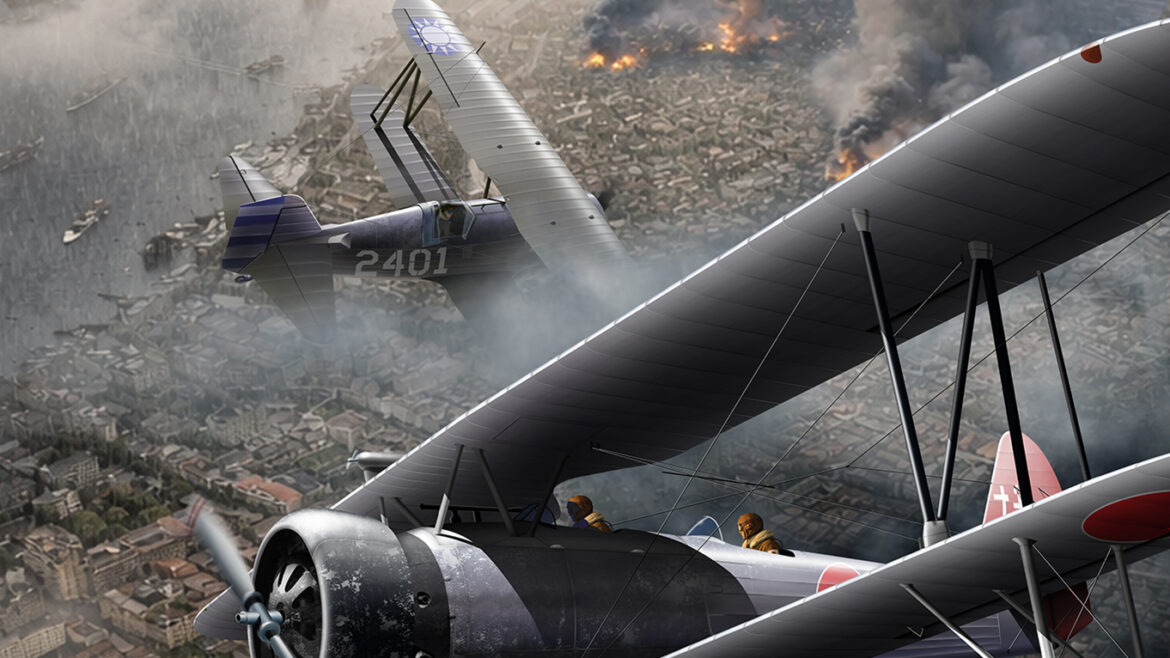 Nakajima E8N1 Type 95 VS Curtiss Hawk 3