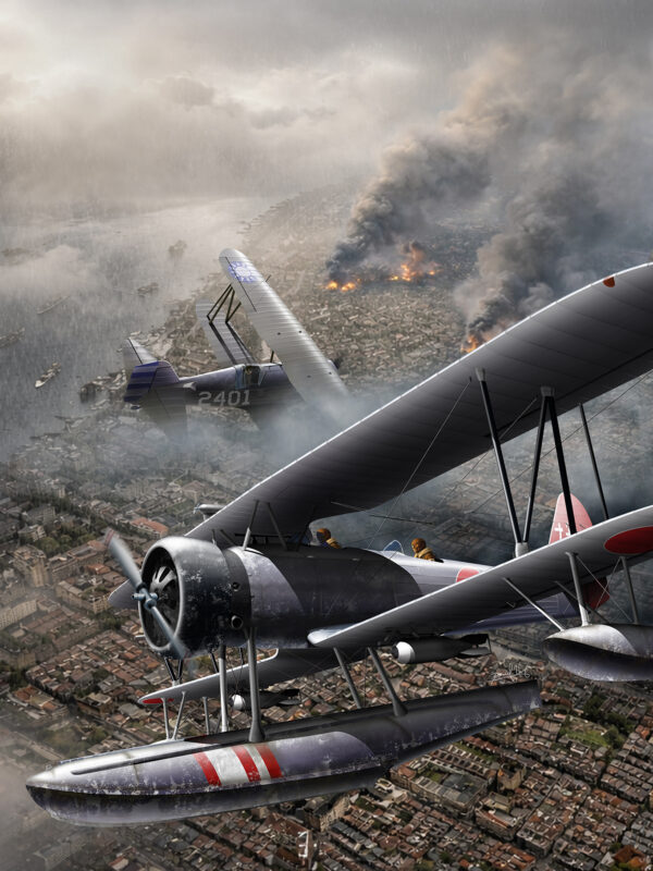 Nakajima E8N1 Type 95 VS Curtiss Hawk 3